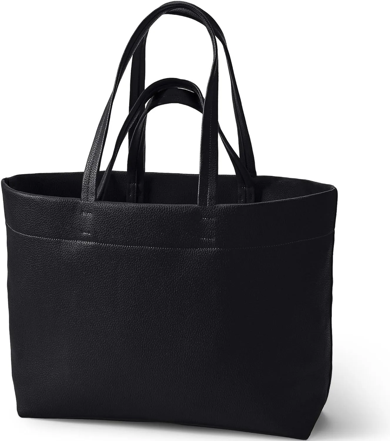Lands' End Women's Faux Leather Tote