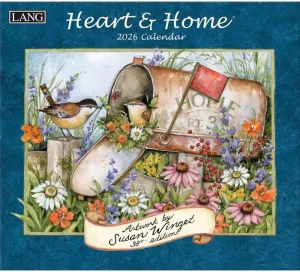Lang, Heart and Home 2026 Wall Calendar by Susan Winget 13.4" x 12"