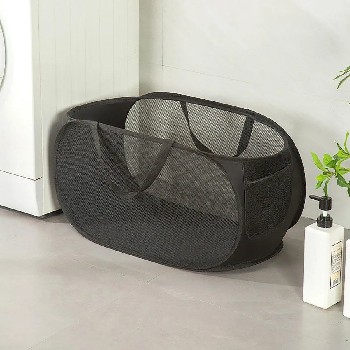 Large Folding Laundry Basket Collapsible Storage Organizer Dirty Clothes Hamper