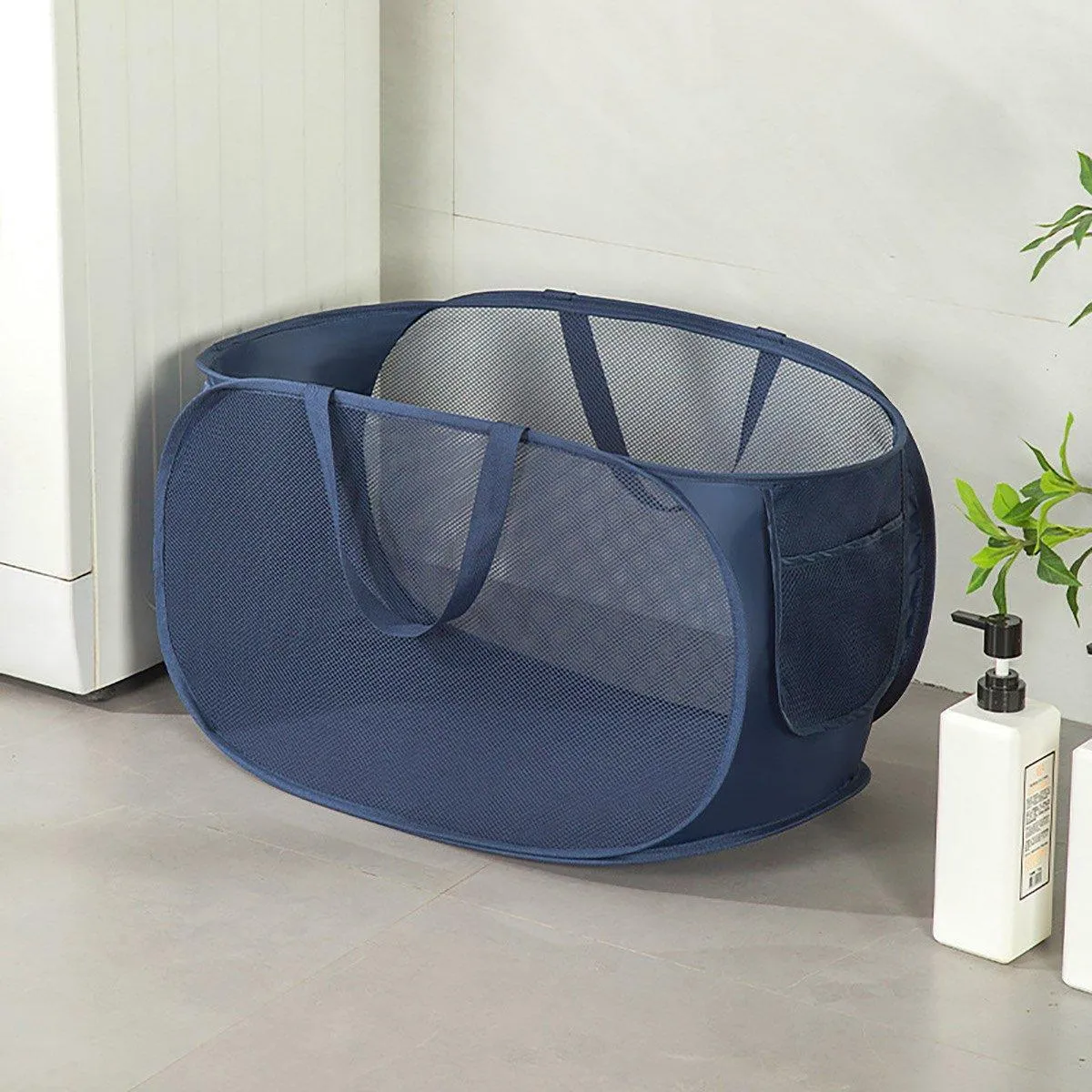 Large Folding Laundry Basket Collapsible Storage Organizer Dirty Clothes Hamper