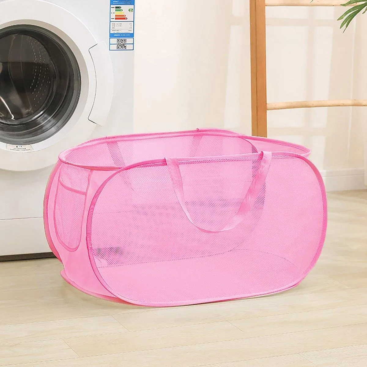 Large Folding Laundry Basket Collapsible Storage Organizer Dirty Clothes Hamper