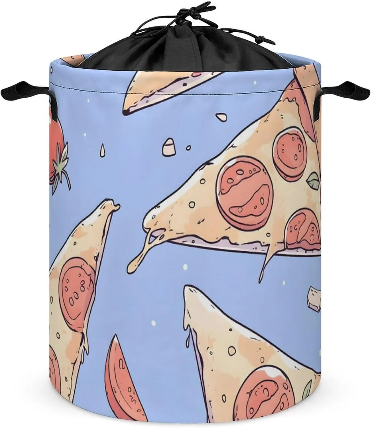 Laundry Hampers, Large Drawstring Laundry Bag, Removable Laundry Bags, Collapsible Storage Bin with Handles for Home Organization, Kids Room, Nursery Pattern