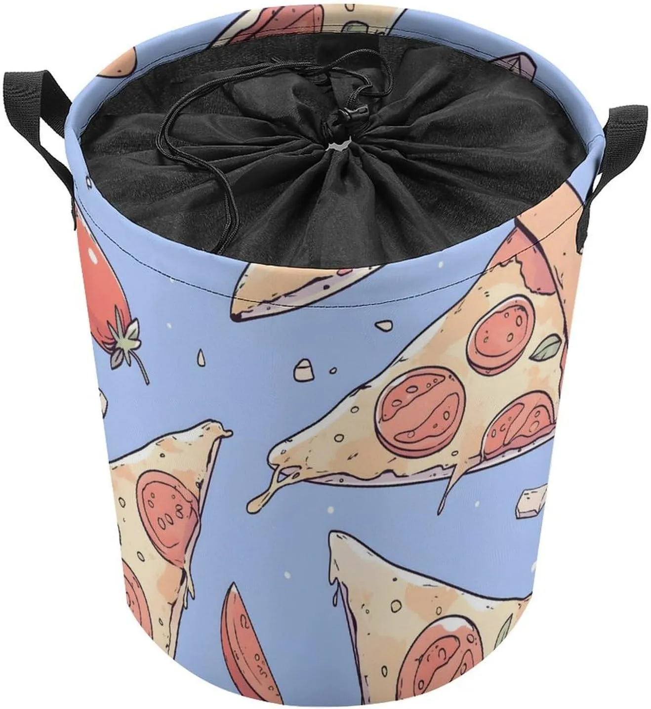 Laundry Hampers, Large Drawstring Laundry Bag, Removable Laundry Bags, Collapsible Storage Bin with Handles for Home Organization, Kids Room, Nursery Pattern