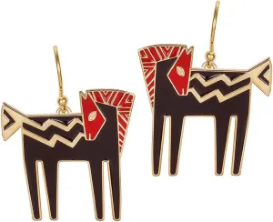 Laurel Burch Classics Collection Temple Horse Drop Earrings