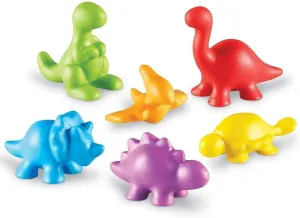 Learning Resources Back in Time Dinosaur Counters - 72 Pieces, Ages 3  Dinosaurs for Toddlers, Dinosaurs Action Figure Toys, Kids' Play Dinosaur and Prehistoric Creature Figures