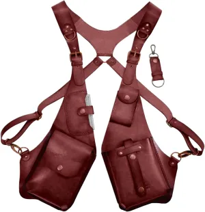 Leather Shoulder Bag For Men, Anti Theft Harness Bag For Men, Medieval Leather Underarm Shoulder Bag, Adjustable Pu Leather
