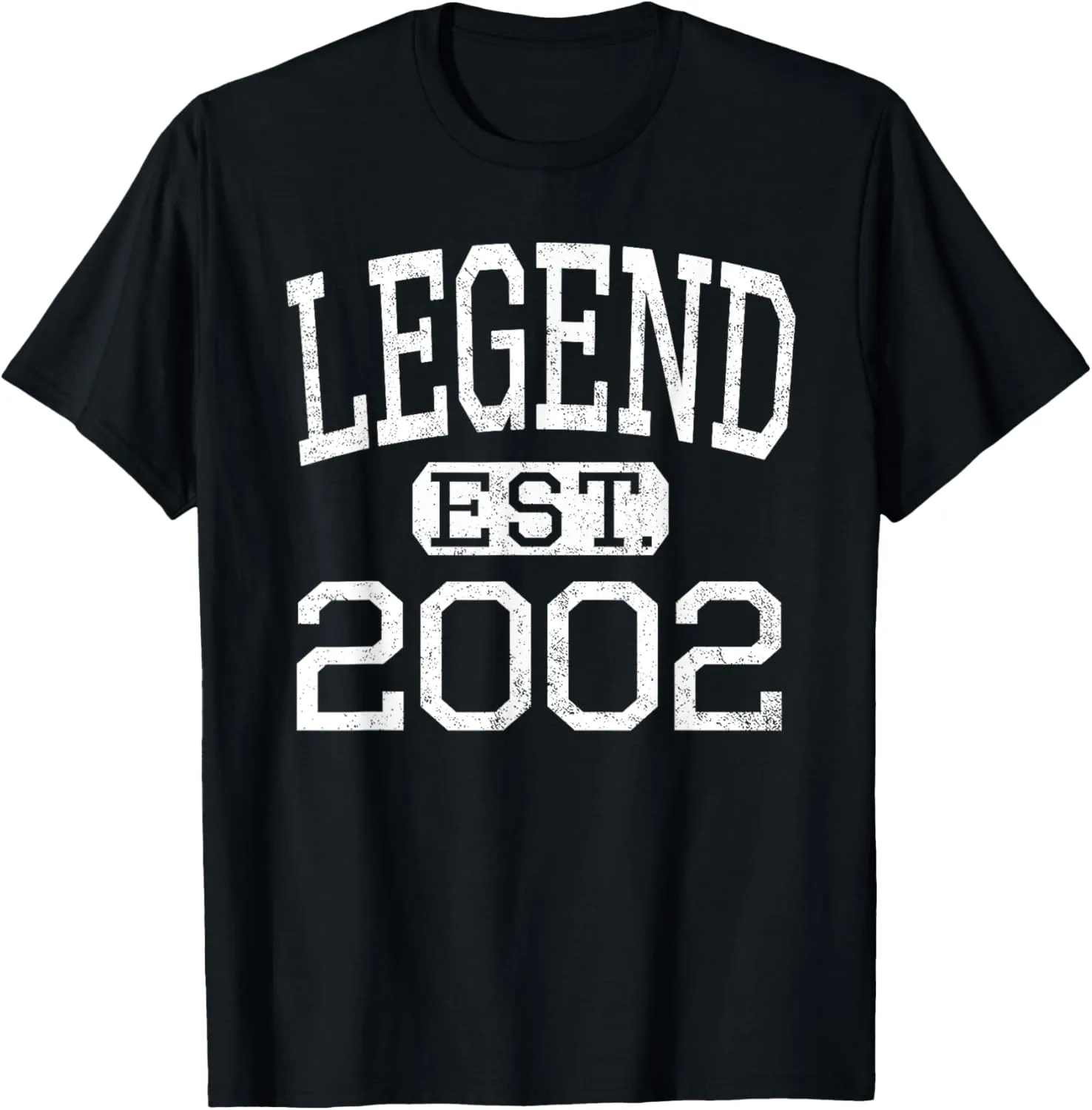 Legend Established 2002 Vintage Style Born 2002 Birthday T-Shirt