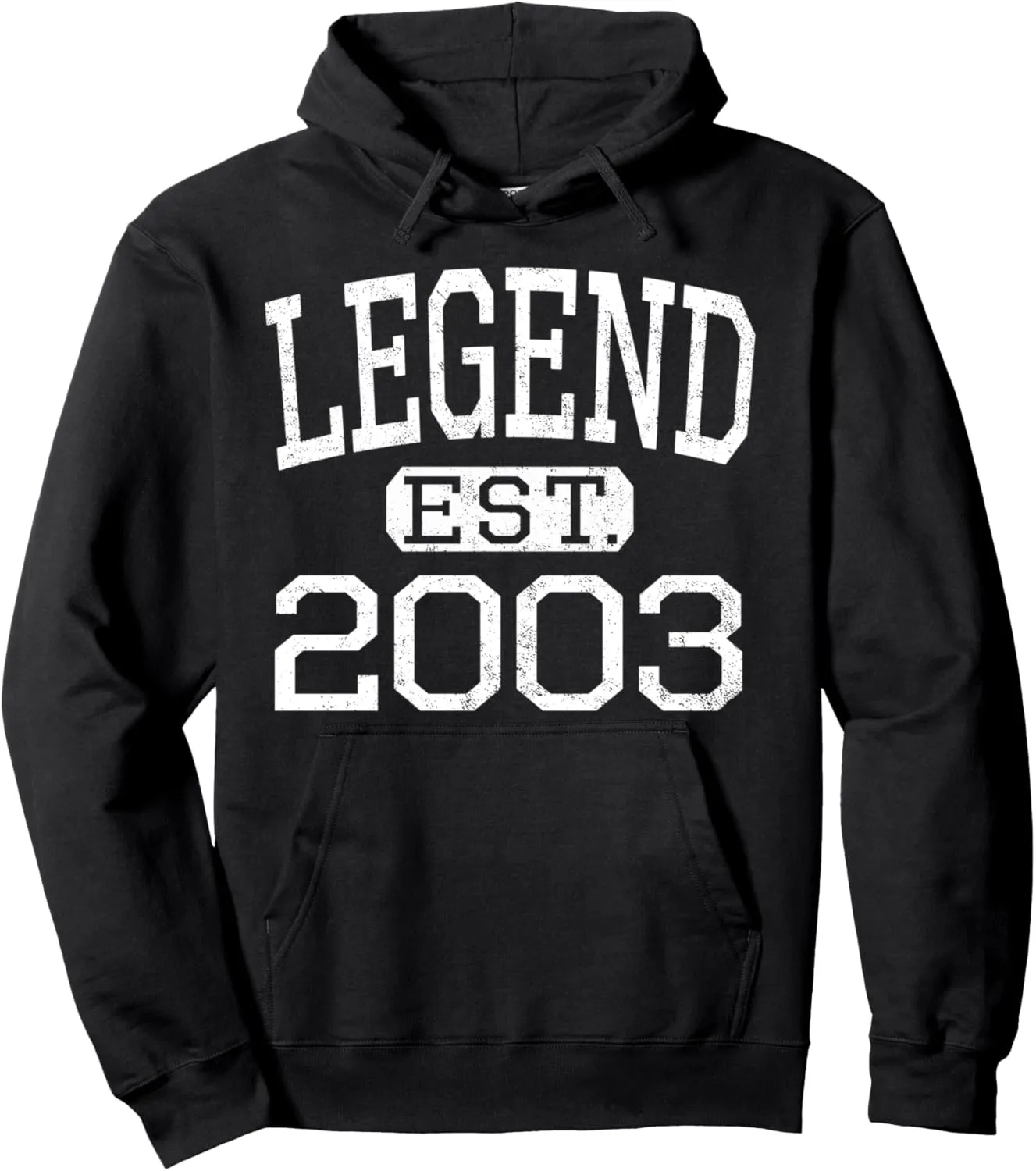 Legend Established 2003 Vintage Style Born 2003 Birthday Pullover Hoodie