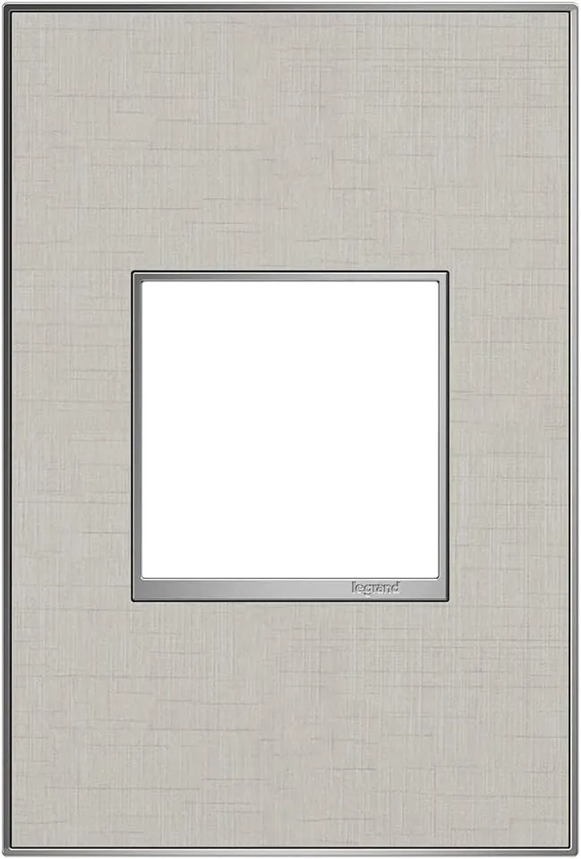 Legrand adorne True Linen, 1-Gang Wall Plate, AWM1G2TL4
