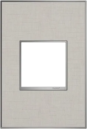 Legrand adorne True Linen, 1-Gang Wall Plate, AWM1G2TL4