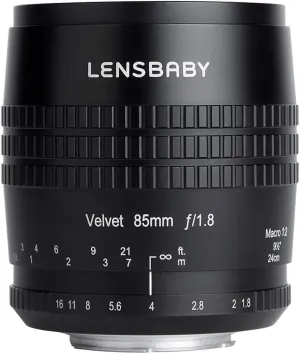 Lensbaby Velvet 85 Sony E Focal Length 85 mm 24 cm Close Focusing Distance Suitable for Sony System Cameras and SLR Cameras LBV85X