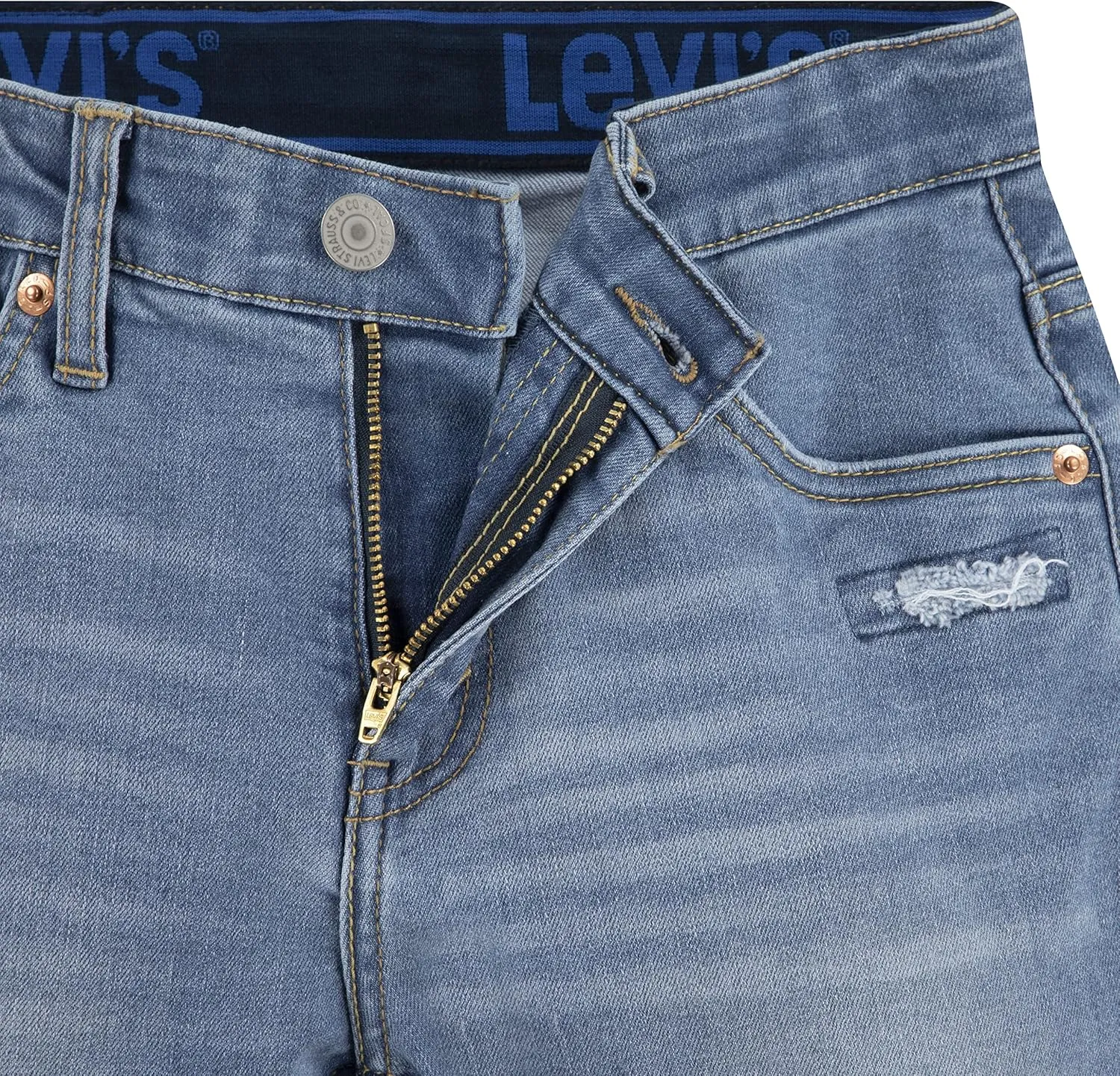 Levi's Boys' 502 Regular Taper Fit Performance Jeans