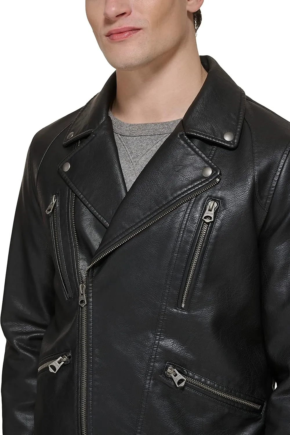 Levi's Men's Faux Leather Motorcycle Jacket
