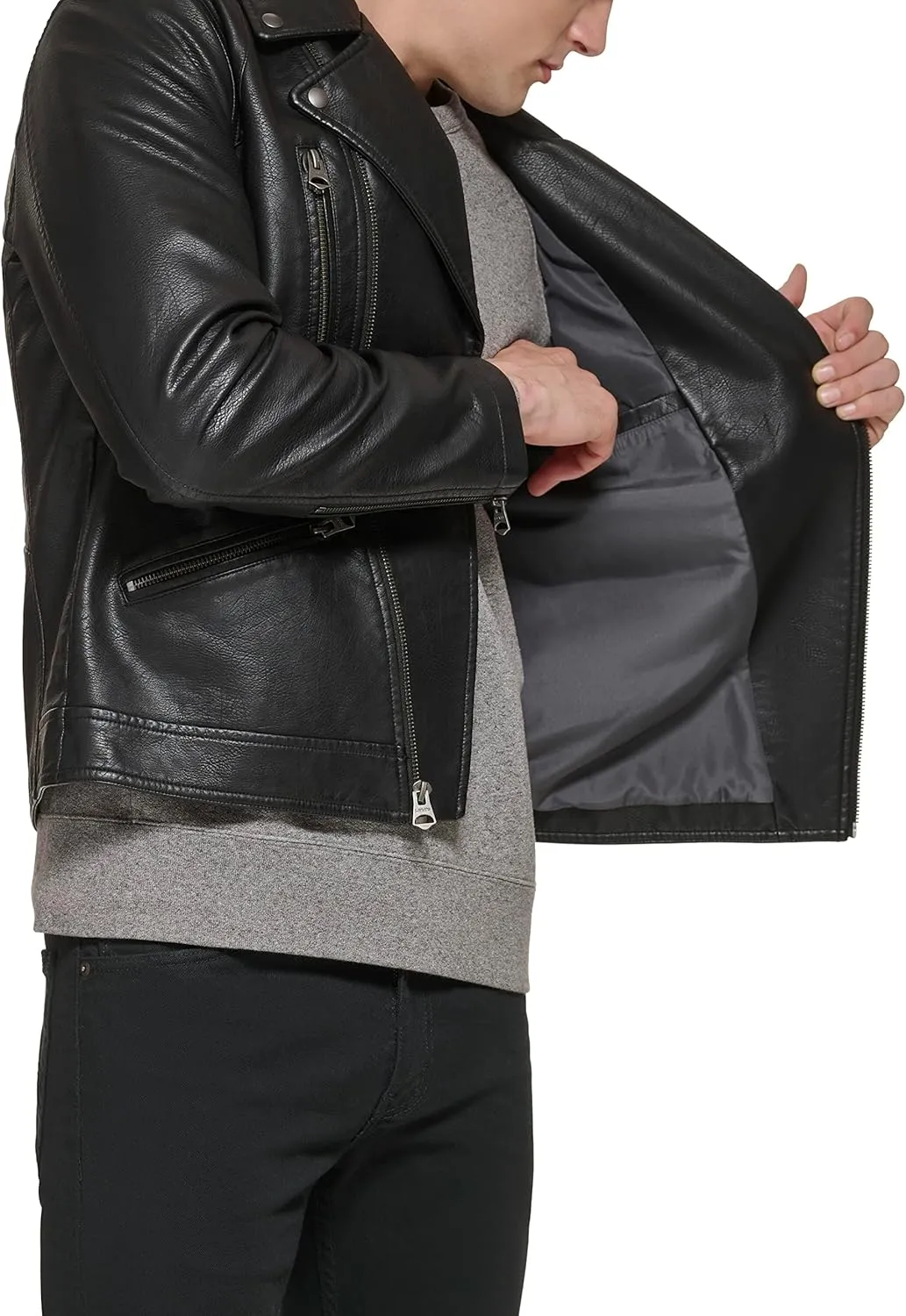 Levi's Men's Faux Leather Motorcycle Jacket