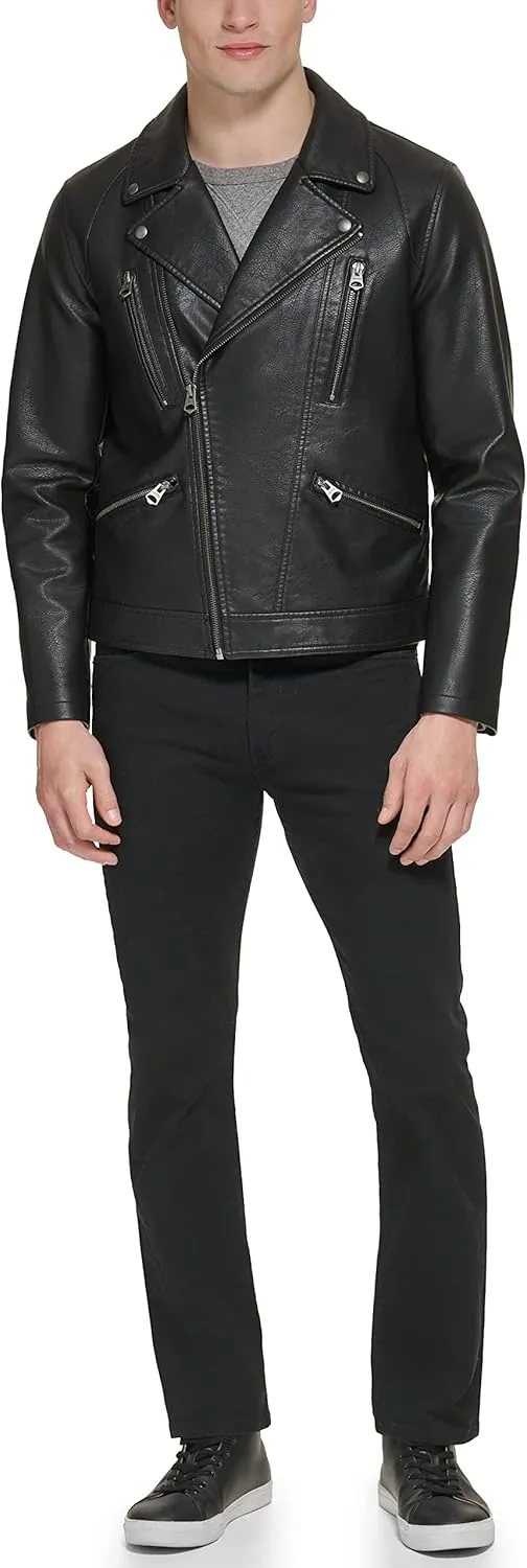 Levi's Men's Faux Leather Motorcycle Jacket