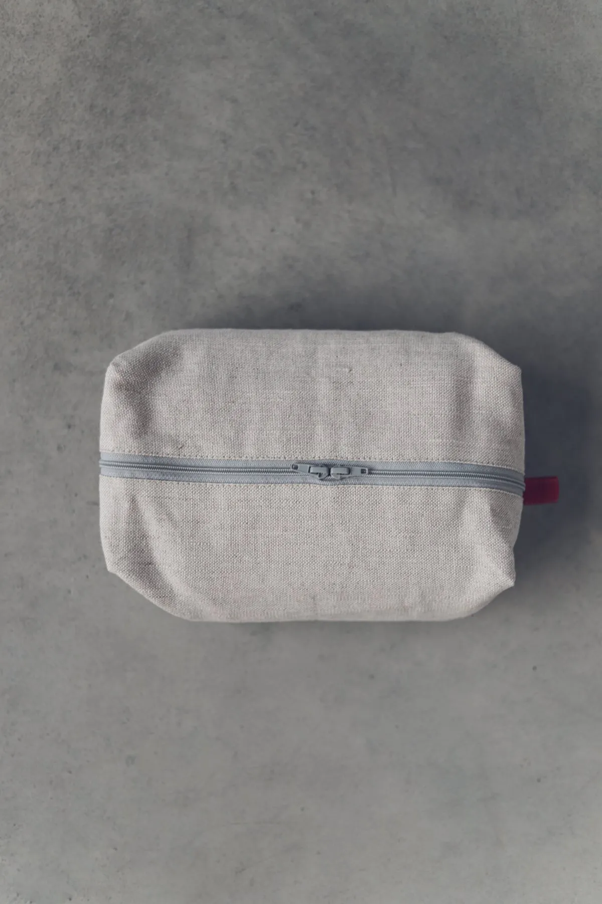 Linen Cosmetics Bag