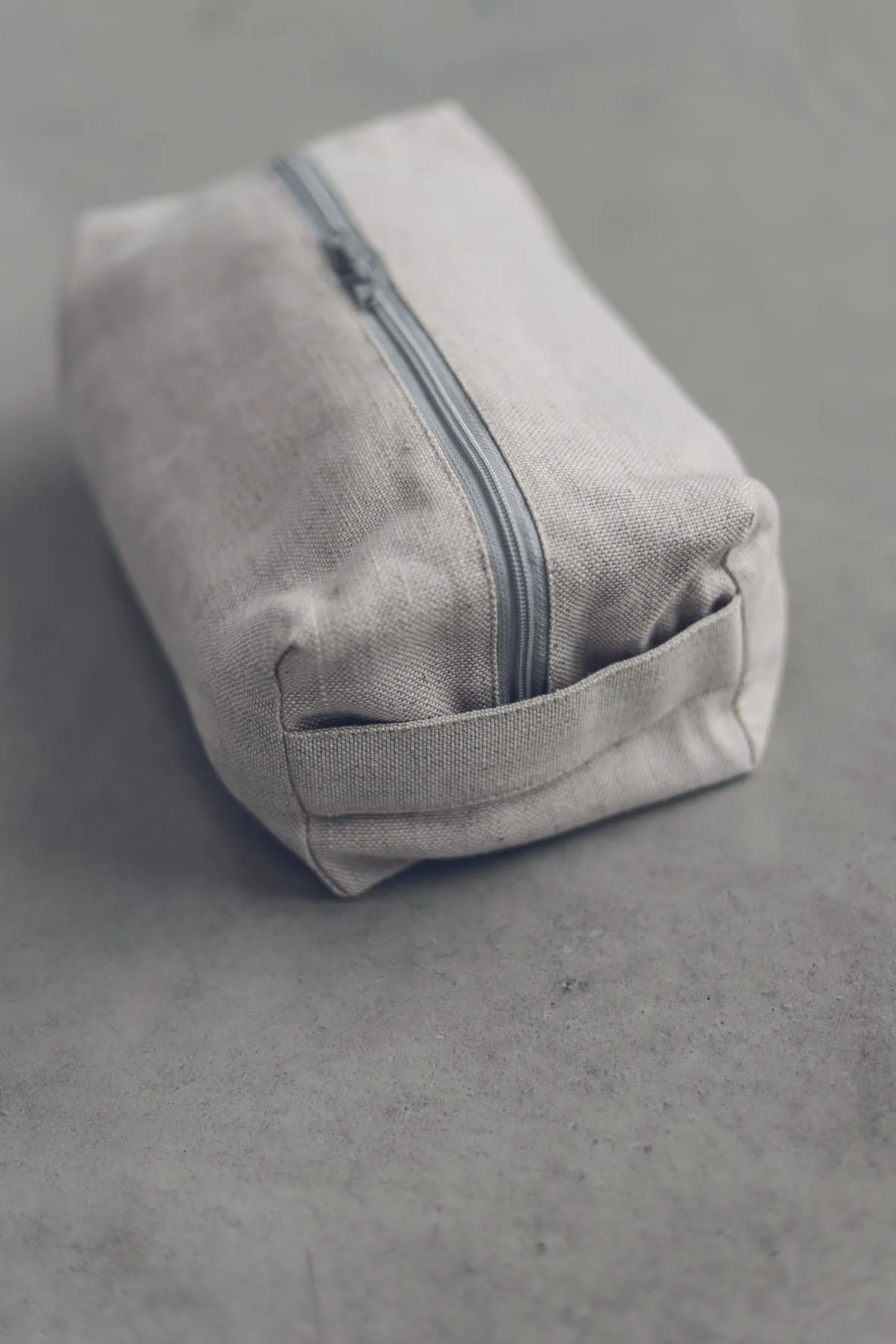 Linen Cosmetics Bag