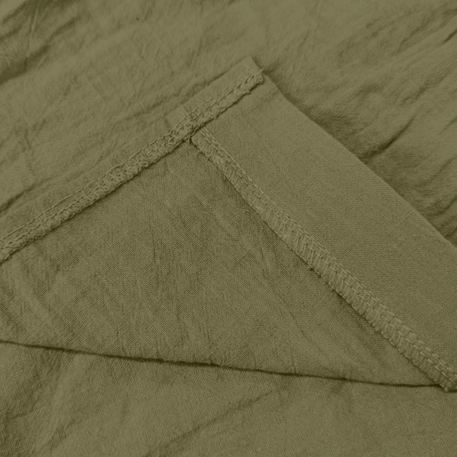 Linen Shirts for Women Plus Size Button Down Cotton Gauze Tops Casual Tees Roll Up Long Sleeve Lapel Collar Blouses