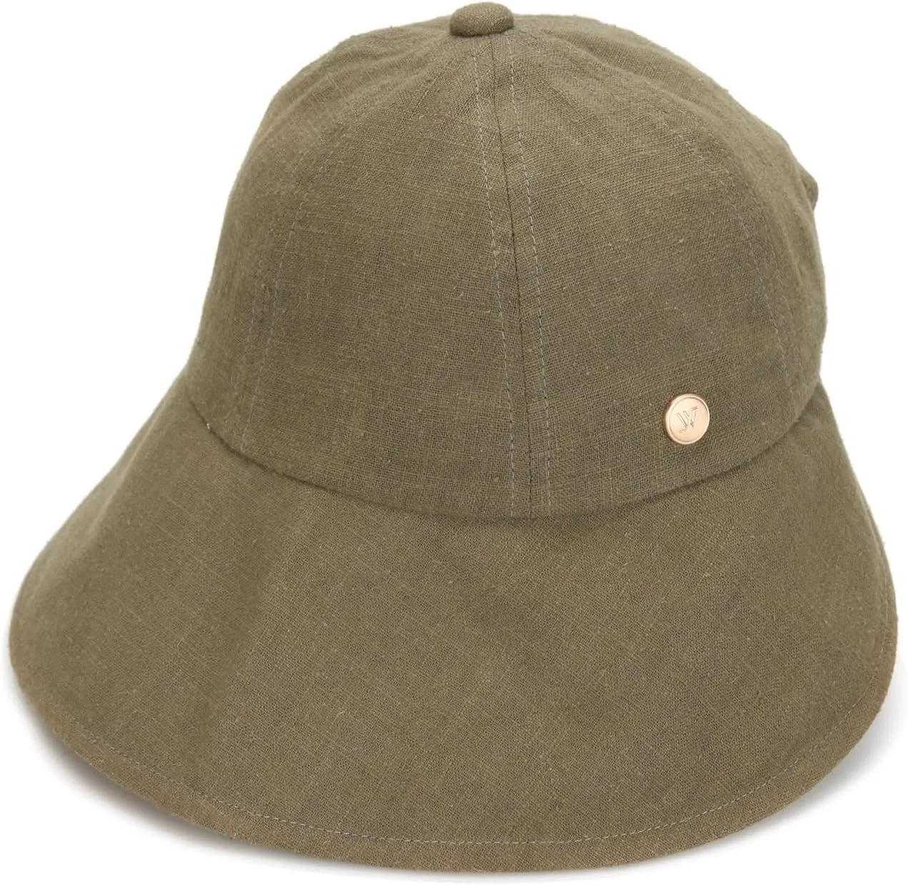 Linen Victorian Bonnet Hat Sun Cap, Foldable Summer Visor | New Katy