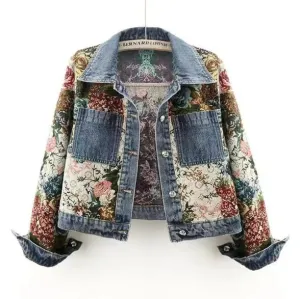 Long Sleeve Denim Coat