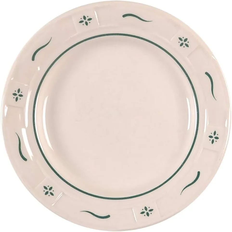Longaberger Woven Traditions Heritage Green Bread & Butter Plate