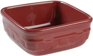 Longaberger Woven Traditions Paprika Square Cereal Bowl