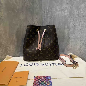 Louis Vuitton Neonoe Monogram Brown Bucket Bag