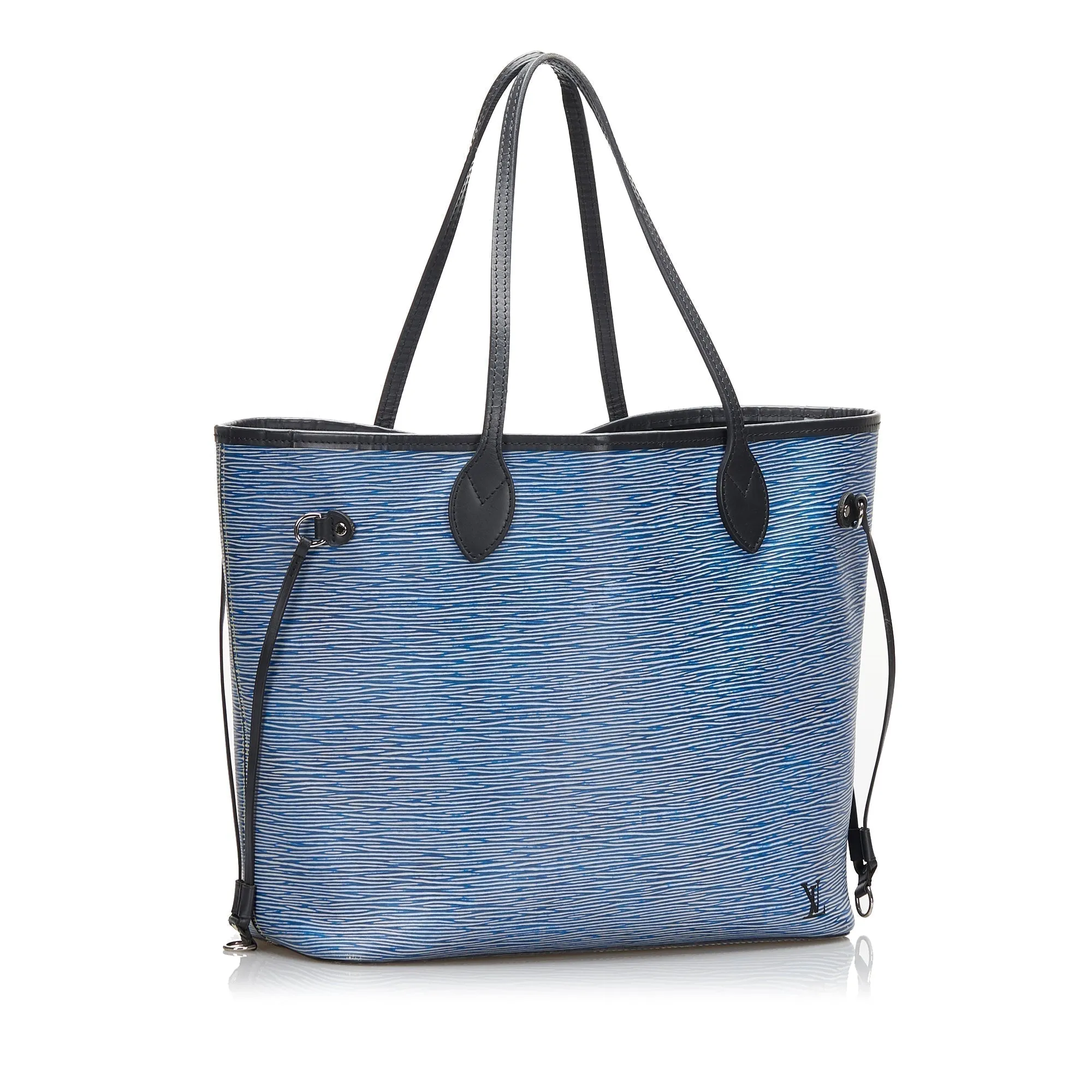 Louis Vuitton Neverfull MM Blue Denim Epi