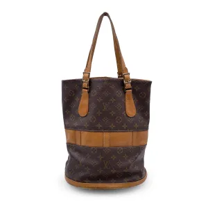 LOUIS VUITTON Vintage French Co. Made In Usa Monogram Large Bucket Bag