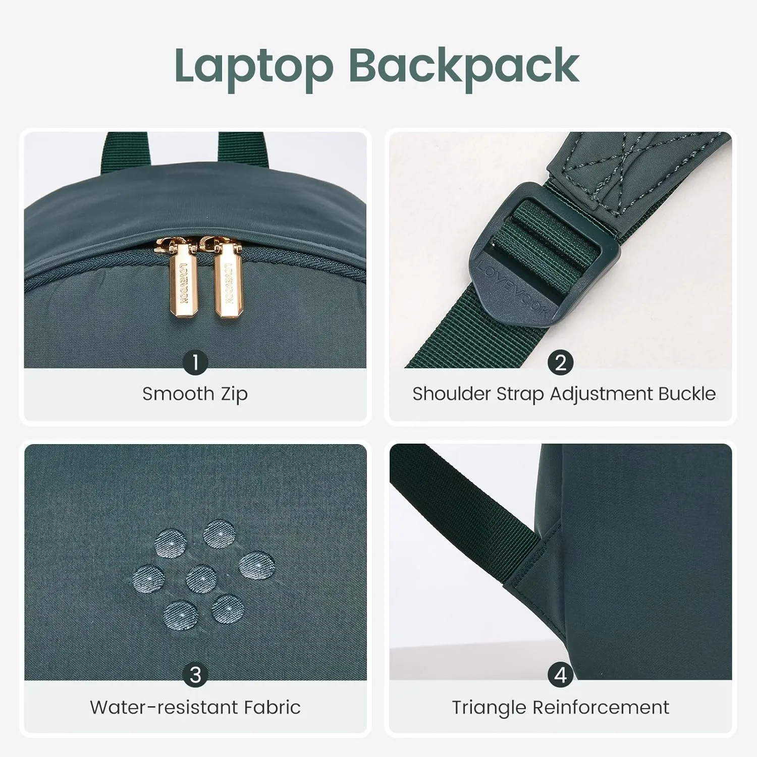 LOVEVOOK Mini Backpack Purse for Women, Small Lightweight Backpack, Casual Daily Daypack Purse for Women, Cute bag with Anti-theft Pocket-Teal