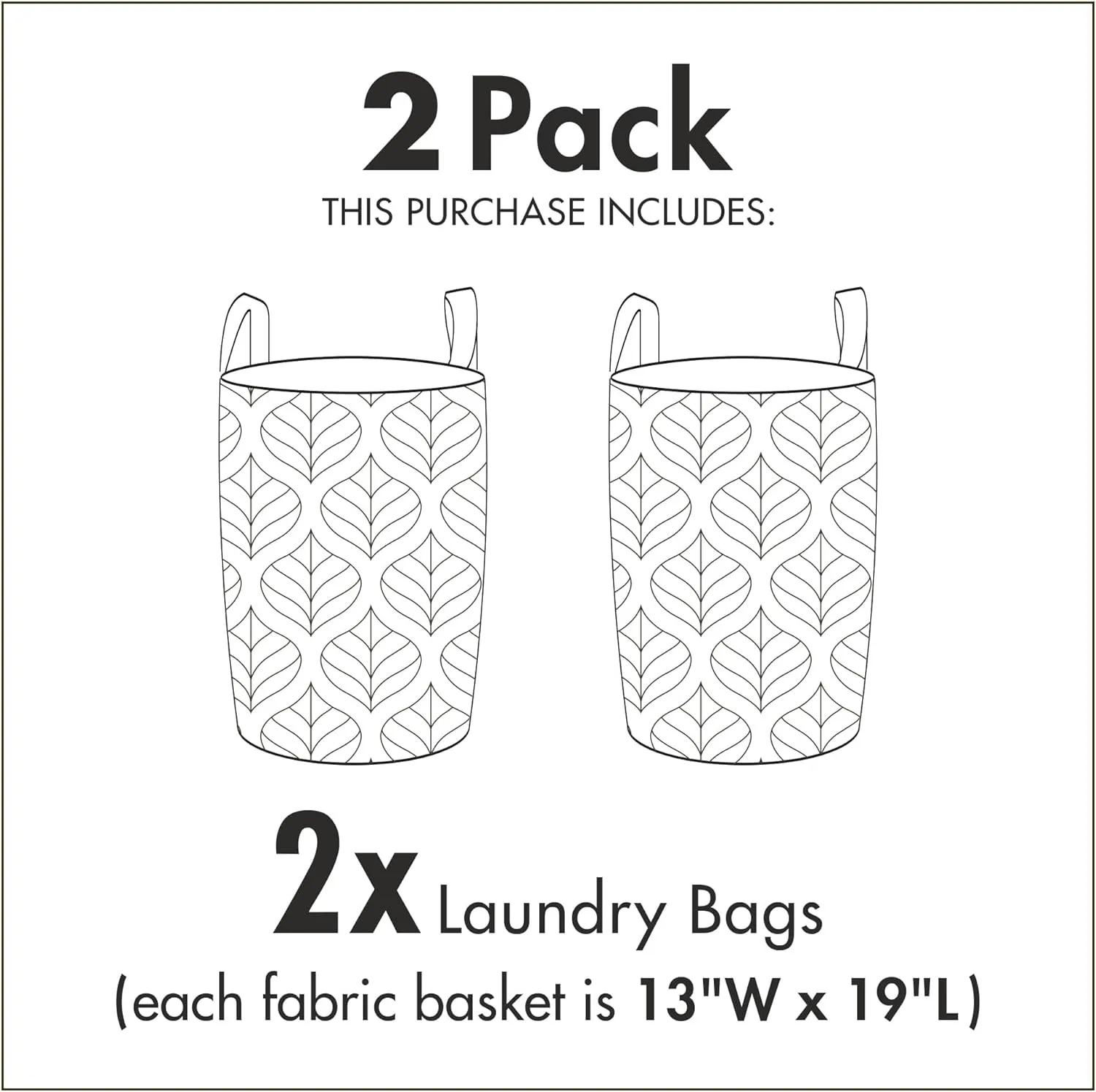 Lunarable Abstract Map Laundry Bag Pack of 2, Repeating Top View Dark Slate Toned Crossroads and Junctions Bird's Eye Style, Hamper Basket with Handles Drawstring Closure, 13" x 19", Blue Teal