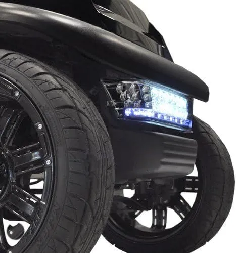 MADJAX LED Light Kit for Club Car Precedent 2004-up with Automotive Style Daytime Running Lights