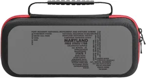 Maryland Art Map Carrying Case Compatible with Switch/Switch OLED/Switch Lite with 20 Games Cartridges Slot