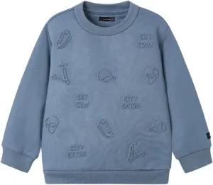 Mayoral Embossed Pullover for Boys Cloud