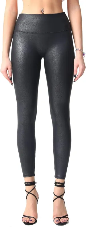 MCEDAR High Elasticity Faux Leather Legging for Women