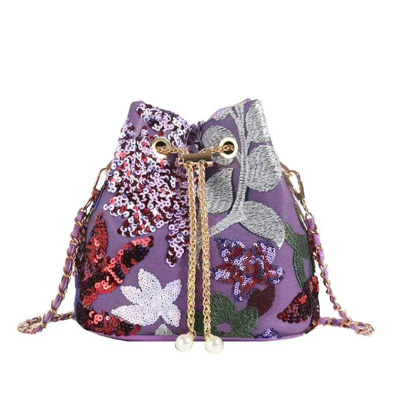 Meadow Muse Drawstring Bag