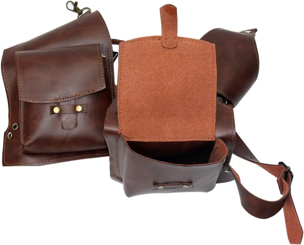 Men Anti Underarm Shoulder Bag Adjustable PU Leather Strap Wallet Bag Outdoor Phone Bag Anti-Theft Hidden