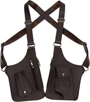 Men's Anti-Theft Multi-Pocket Double-shoulder Tactical Bag