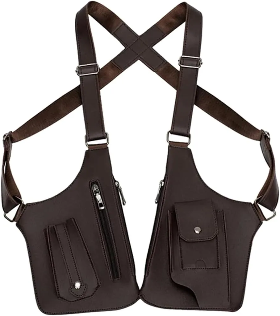Men's Anti-Theft Multi-Pocket Double-shoulder Tactical Bag