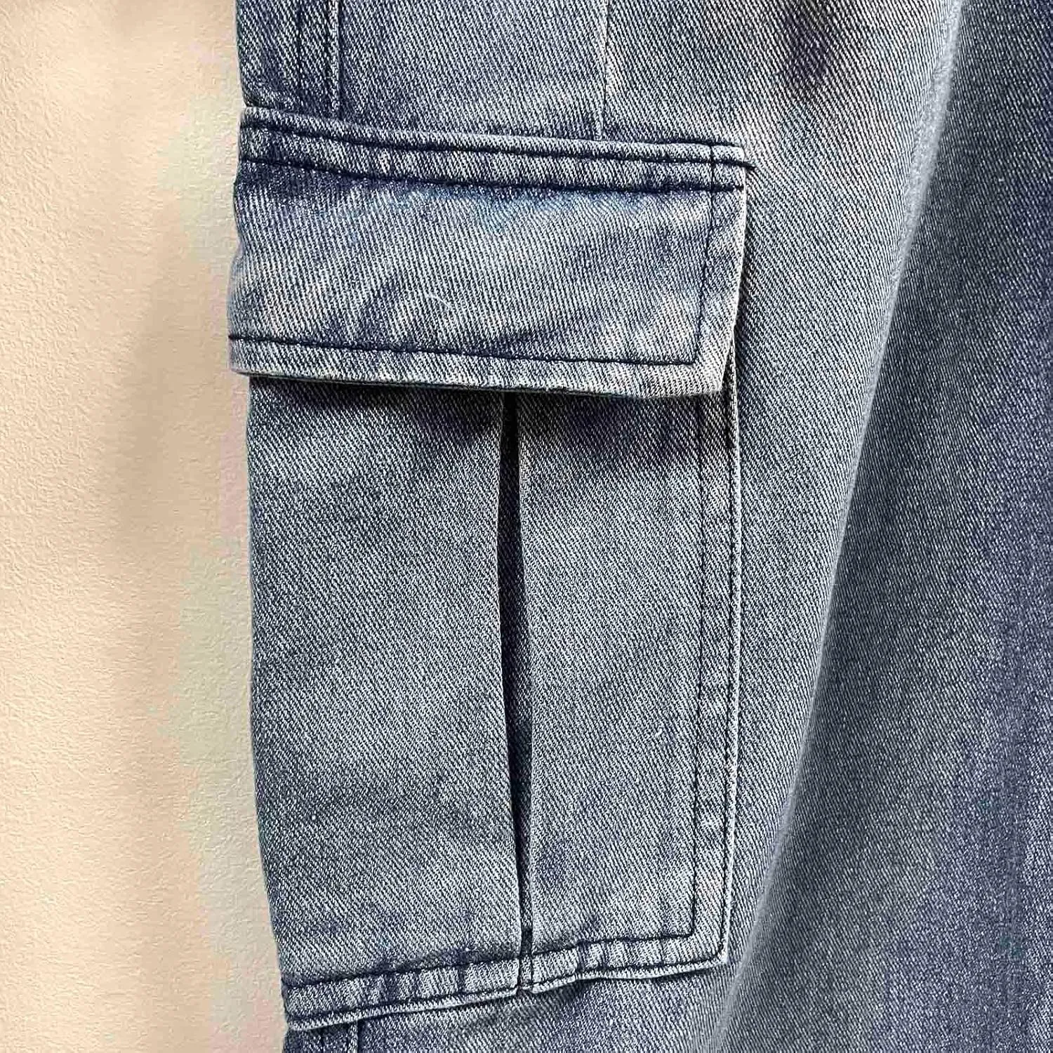 Men's Baggy Jeans Joggers Loose Fit Straight Leg Denim Pants Vintage Relaxed Streetwear Wide Leg Trousers