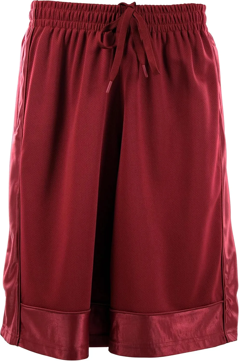 Mens Basketball Training Shorts with 3 Zippered Pockets