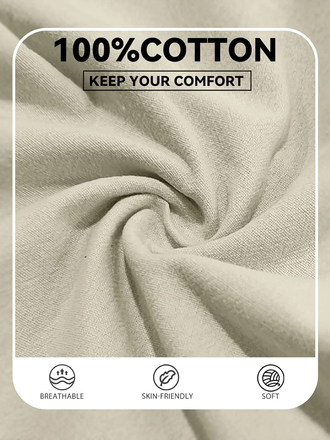Mens Cotton Linen Pants Casual Summer Vacation Baggy Beach Pants Buttoned Drawstring Yoga Trousers with Pockets