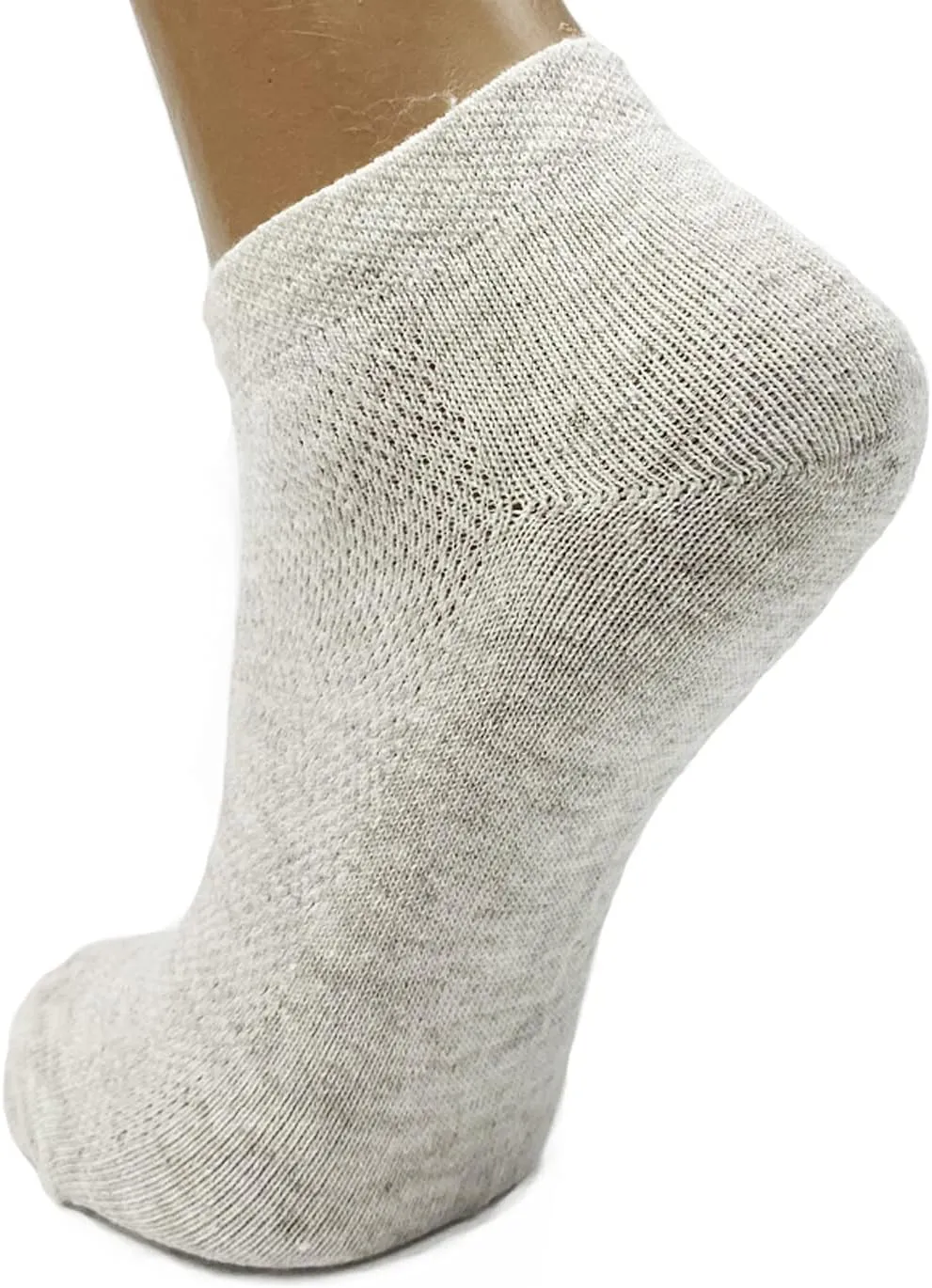 Men's Flax Linen Ankle Socks Quick-Drying Finely Made Mesh-knitted