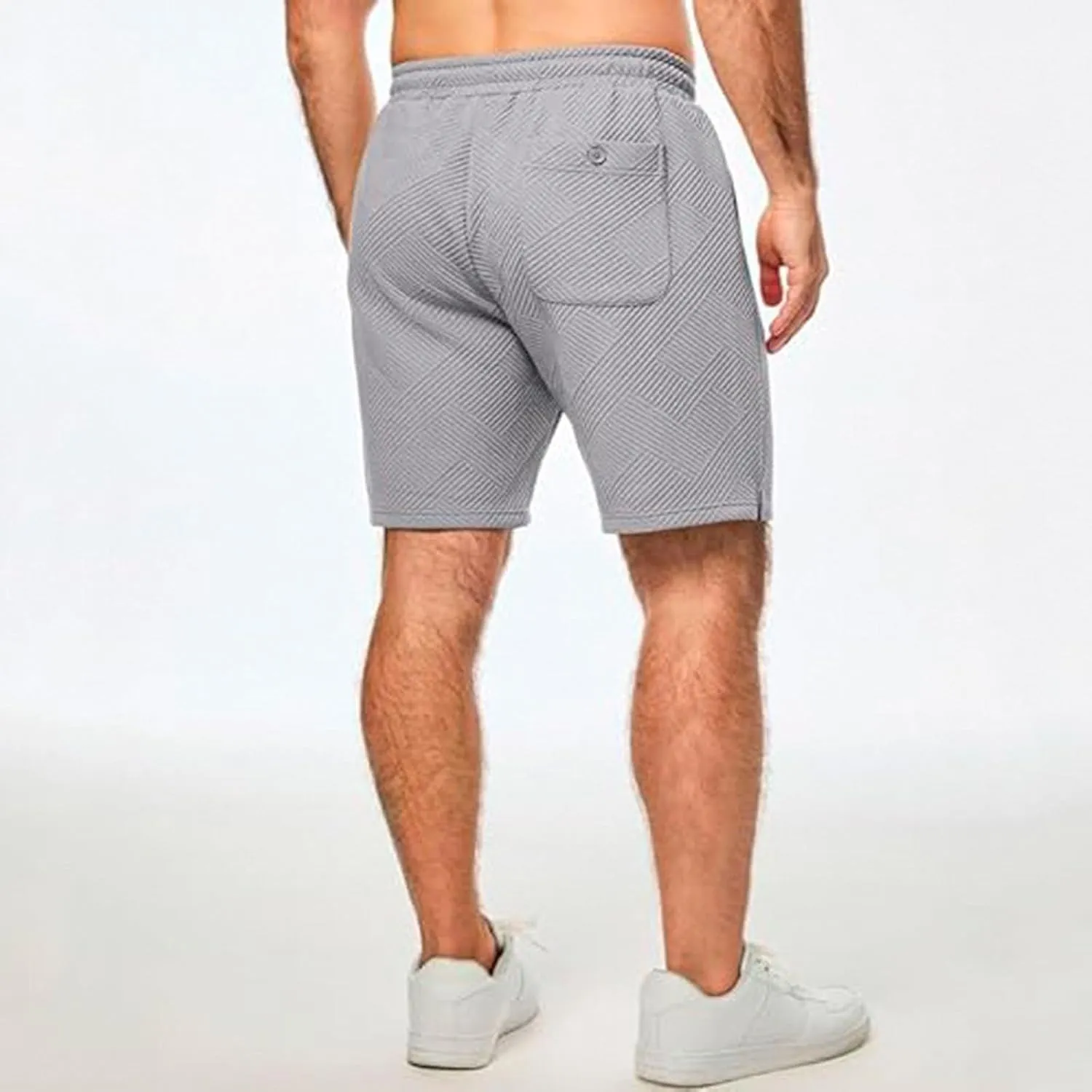 Men's Swim Trunks Quick Dry with Pockets Athletic Running Casual Elastic Breathable Activewear Beach Shorts