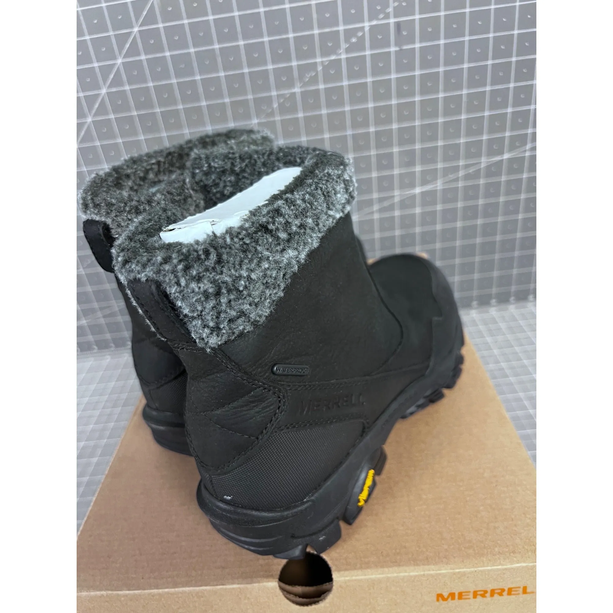 Merrell Women’s Coldpack 3 Thermo Mid Waterproof Arctic Grip Boots  9.5 US New