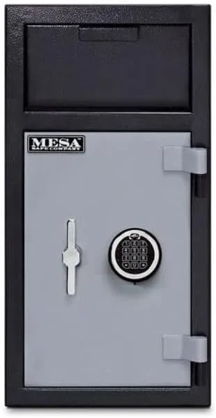 Mesa Safe Company Model MFL2714E Depository Safe with Electronic Lock, Two Tone Gray
