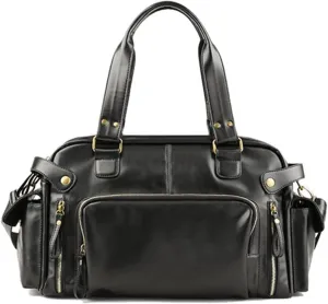 Messenger Bags Men's Bags Retro Handbags Shoulder Bags Genuine Leather Men's Large Messenger Bags Men's Travel Messenger Bags