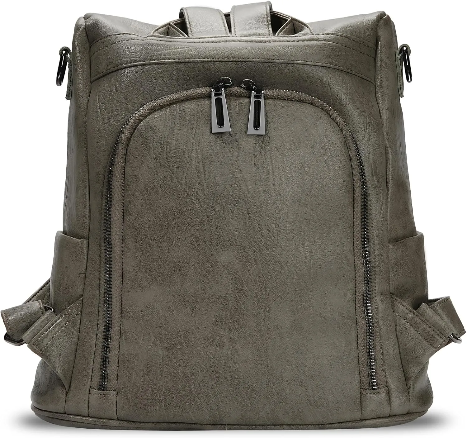 molshine Anti Theft Backpack,Fashion Casual Travel PU Leather Daypack Bag Shoulder Rucksack Handbags for Women HB041