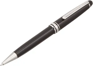 Mont Blanc 165-Meisterstuck Classique Platinum Mechanical Pencil, Black-0.5 (2867)