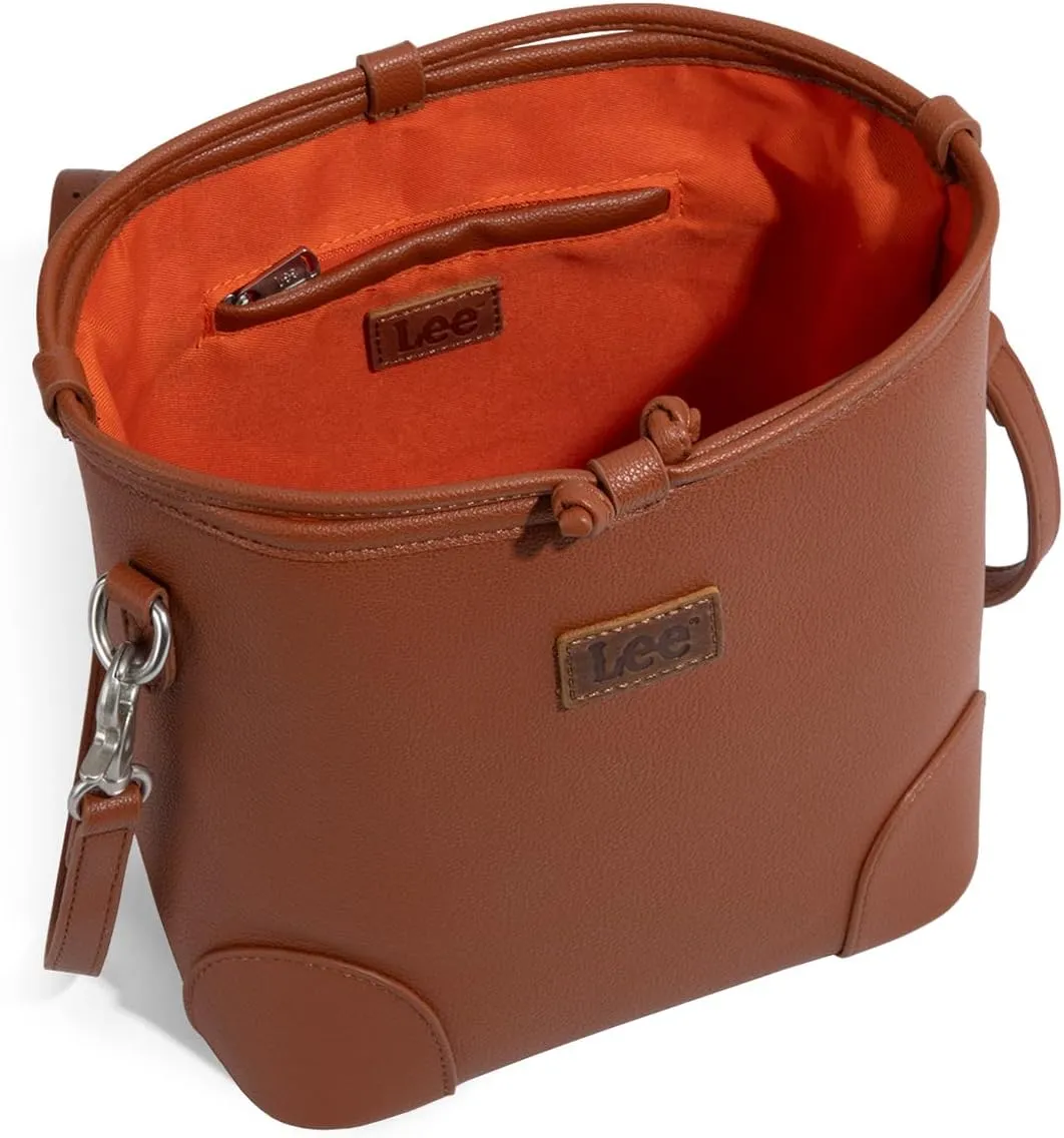 Montana West Lee Small Crossbody Bags for Women Drawstring Bucket Purse with Adjustable Strap